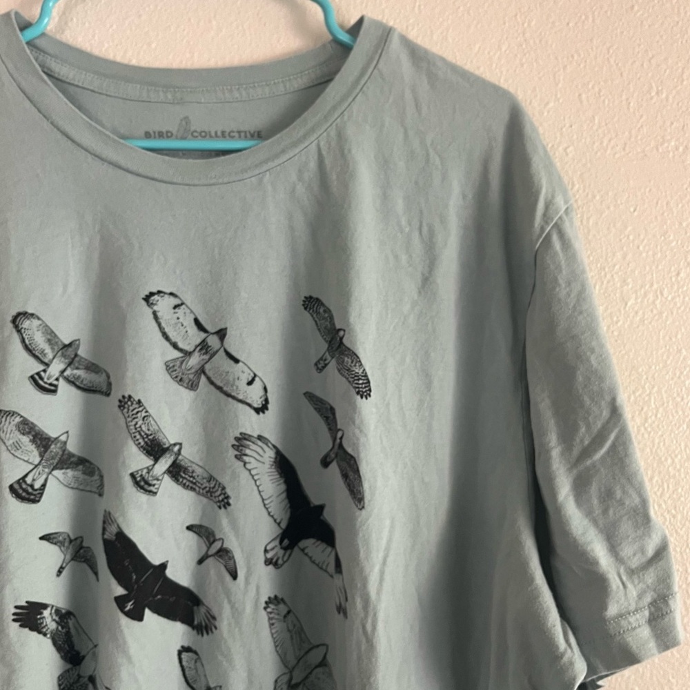 Bird Collective - Hawks In Flight - Unisex Short Sleeve T-Shirt - 3XL